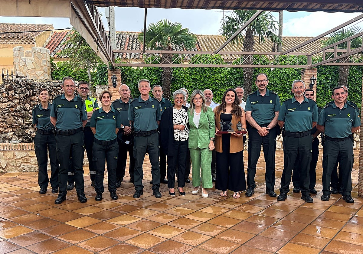 La reunión de la delegada del Gobierno, Milagros Tolón, con los mandos de la Guardia Civil se celebró en Belmonte