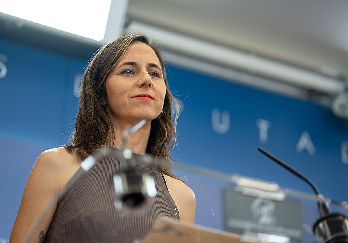 La secretaria general de Podemos, Ione Belarra.