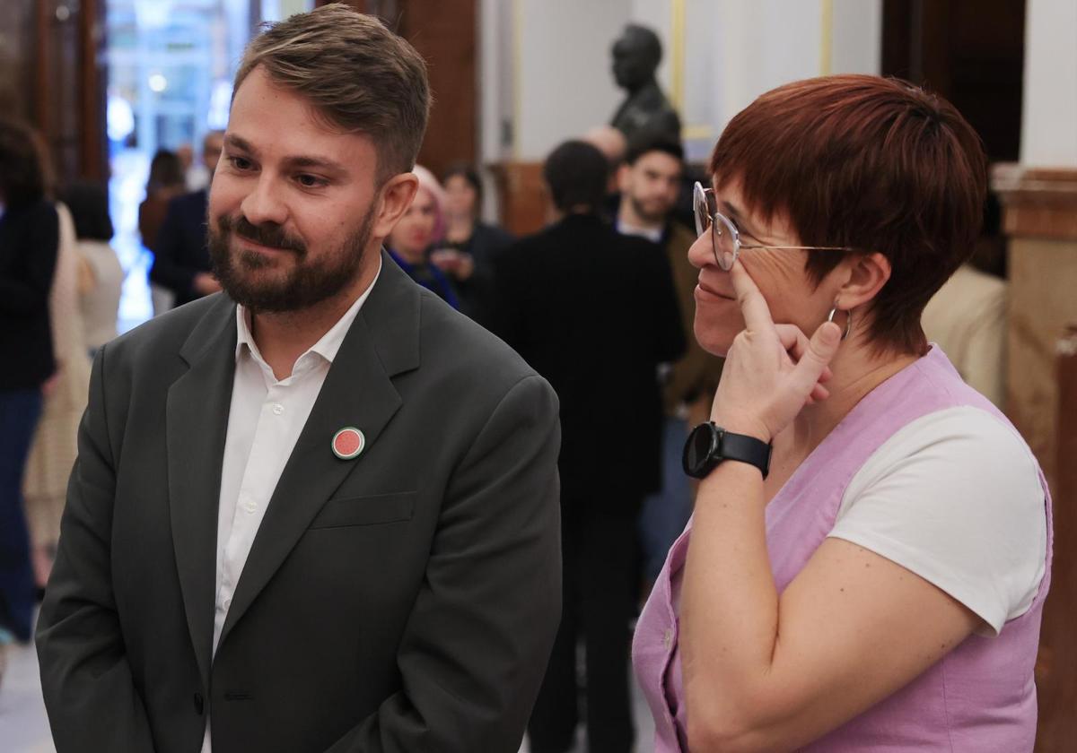Ibáñez (Iniciativa) y Micó (Mès), los dos diputados nacionales de Compromís en el Congreso
