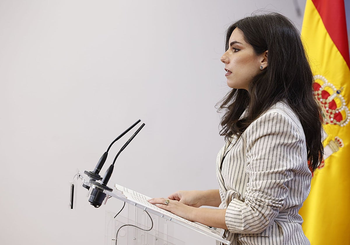 La portavoz de Vox en el Congreso, Pepa Millán