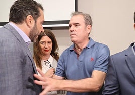 El empresario Javier Pérez Dolset empuja a Víctor de Aldama cuando acusaba a Leire Díez de ser «una mentirosa»