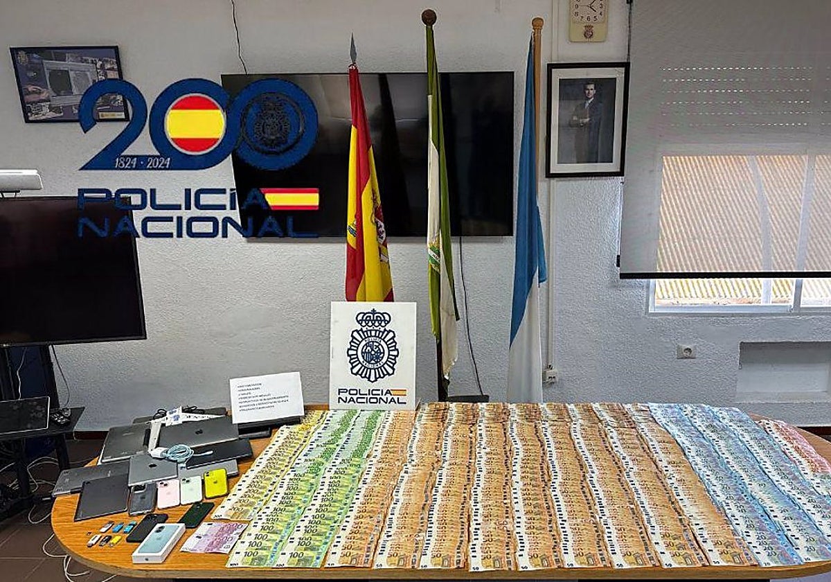 Dinero intervenido al clan desarticulado en La Línea y Jimena
