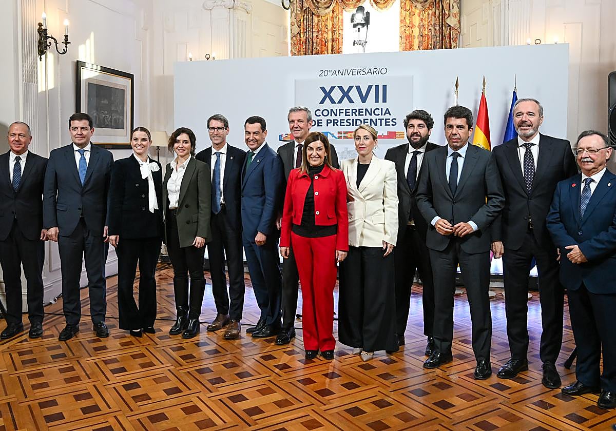 Los presidentes autonómicos posan en la última Conferencia.