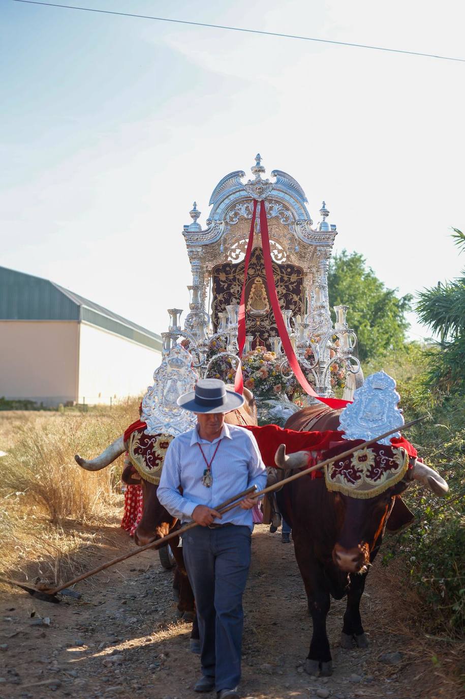 Salida de la hermandad de Carrión hacia la aldea del Rocío