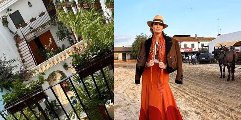 La casa de Vicky Martín Berrocal en el Rocío.