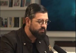 Manu Sánchez durante la charla