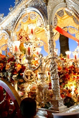 La carreta del Simpecado de la hermandad de Villamanrique