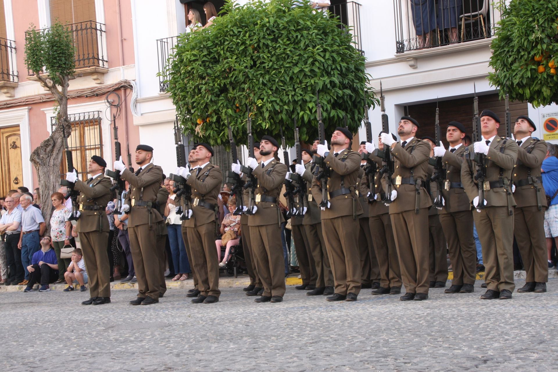 La emotiva jura de la bandera de España en Priego de Córdoba, en imágenes