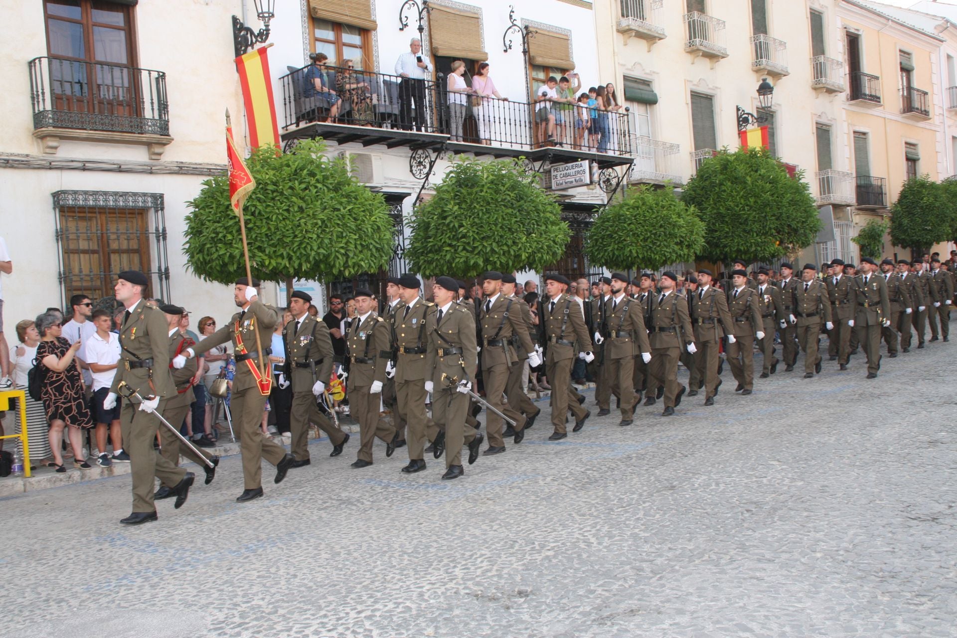 La emotiva jura de la bandera de España en Priego de Córdoba, en imágenes