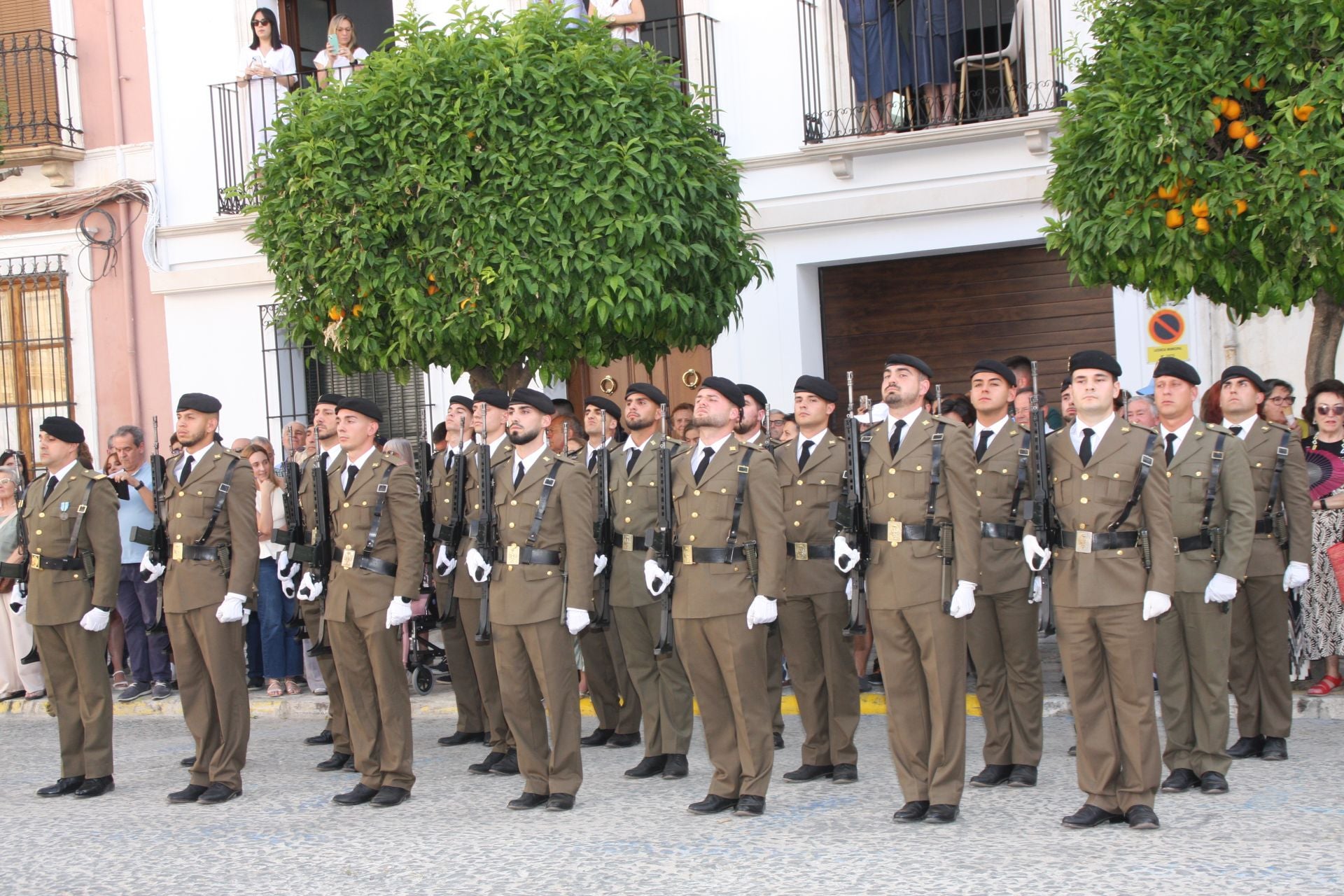 La emotiva jura de la bandera de España en Priego de Córdoba, en imágenes