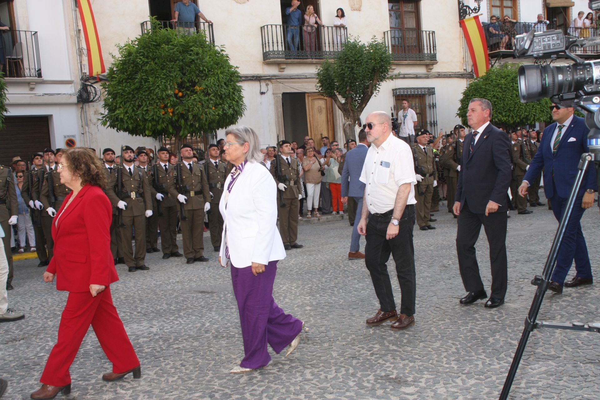 La emotiva jura de la bandera de España en Priego de Córdoba, en imágenes