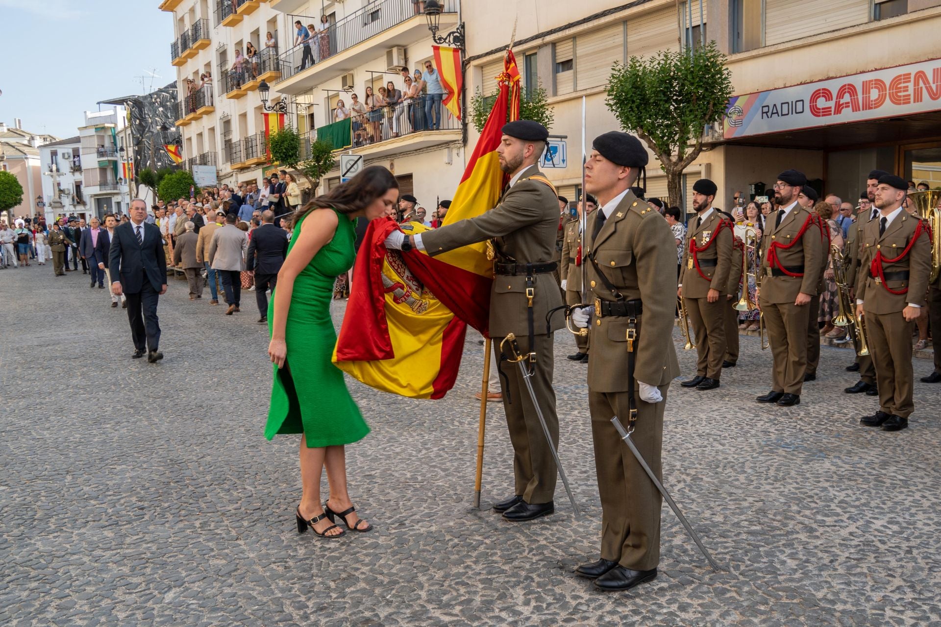 La emotiva jura de la bandera de España en Priego de Córdoba, en imágenes