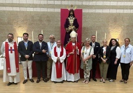 El Rescatado consuela a los internos dentro de la Prisión de Córdoba en el Jubileo Trinitario