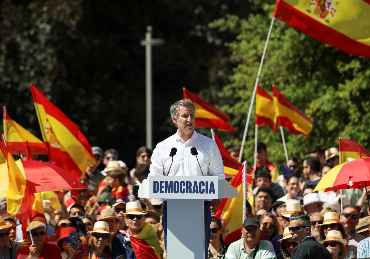 Alberto Núñez Feijóo, presidente del Partido Popular
