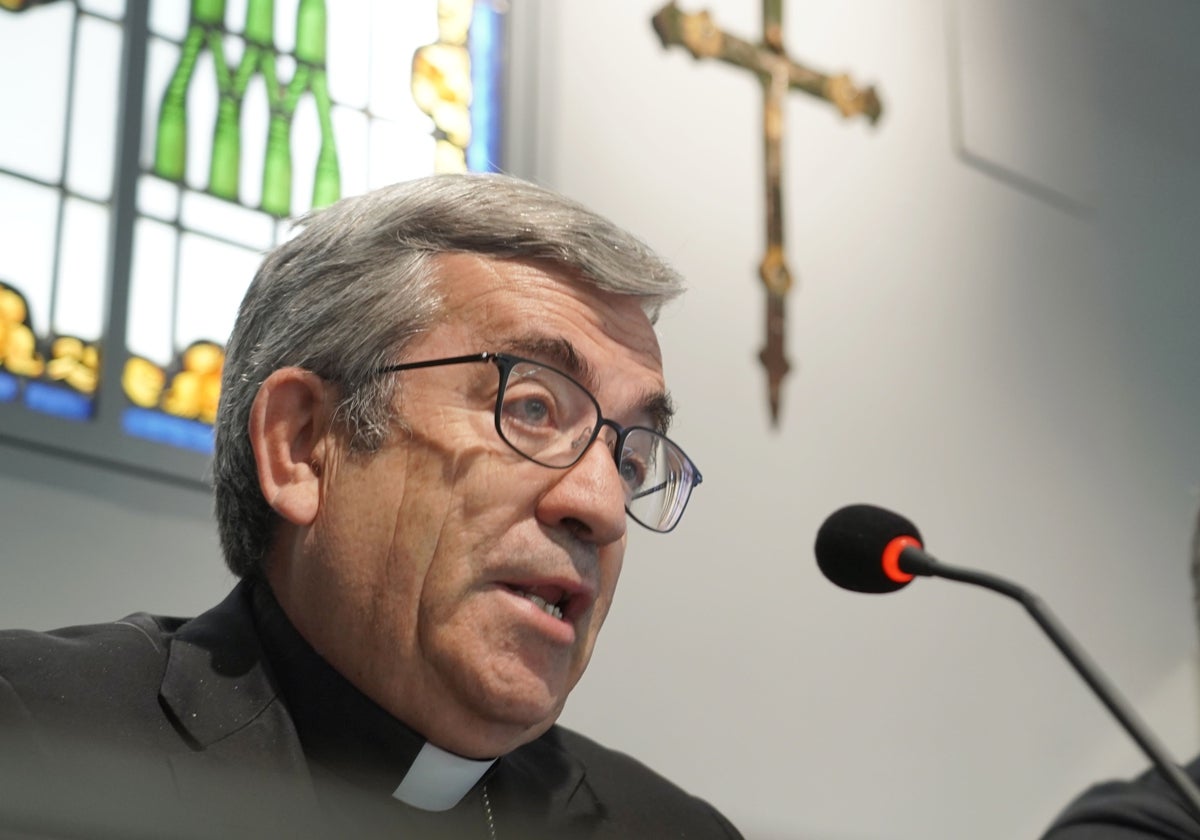 El presidente de la Conferencia Episcopal Española y arzobispo de Valladolid, Luis Argüello, en una imagen de archivo