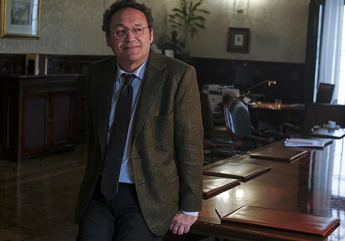 El fiscal general del Estado en la sede de la FGE