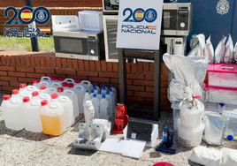 Detenidas seis personas de un clan familiar en Madrid dedicado a distribuir cocaína desde un laboratorio clandestino