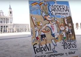 La carrera por el X aniversario de Felipe VI reunirá a 5.000 corredores y tendrá la meta en Palacio