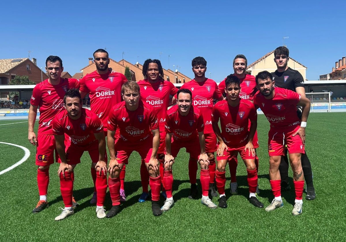 Once titular de La Roda CF en Yuncos