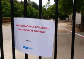 El Retiro y otros ocho parques de Madrid restringirán zonas desde las 15 hasta las 18 horas ante avisos meteorológicos