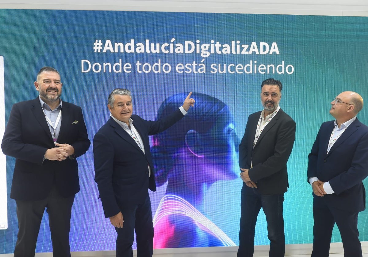 El consejero de la Presidencia, Antonio Sanz, en el Digital Enterprise Show