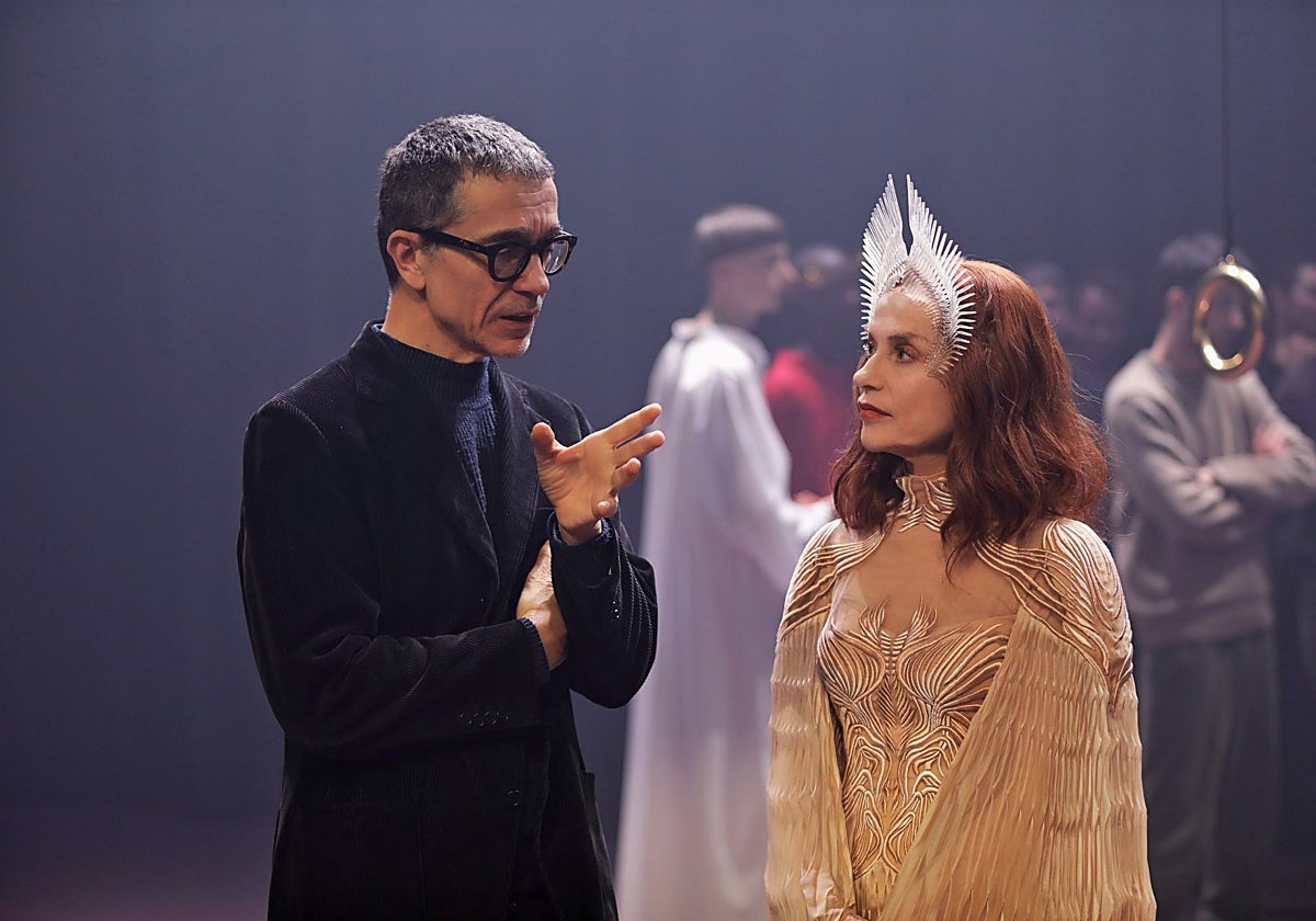 Romeo Castellucci e Isabelle Huppert