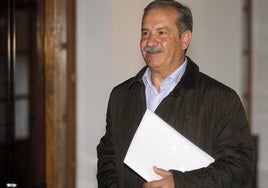 El exalcalde socialista de Montellano (Sevilla), Francisco Aguilera Acevedo, en el Parlamento andaluz en 2019