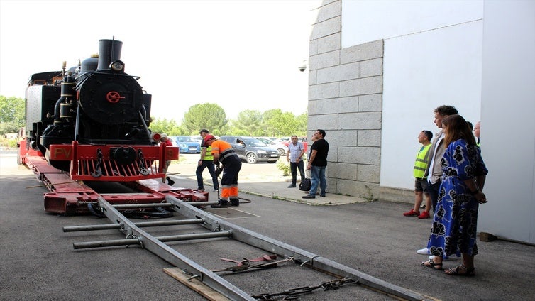Ciuden entrega la histórica locomotora Wagner 9 al Consorcio del Ponfeblino (León)