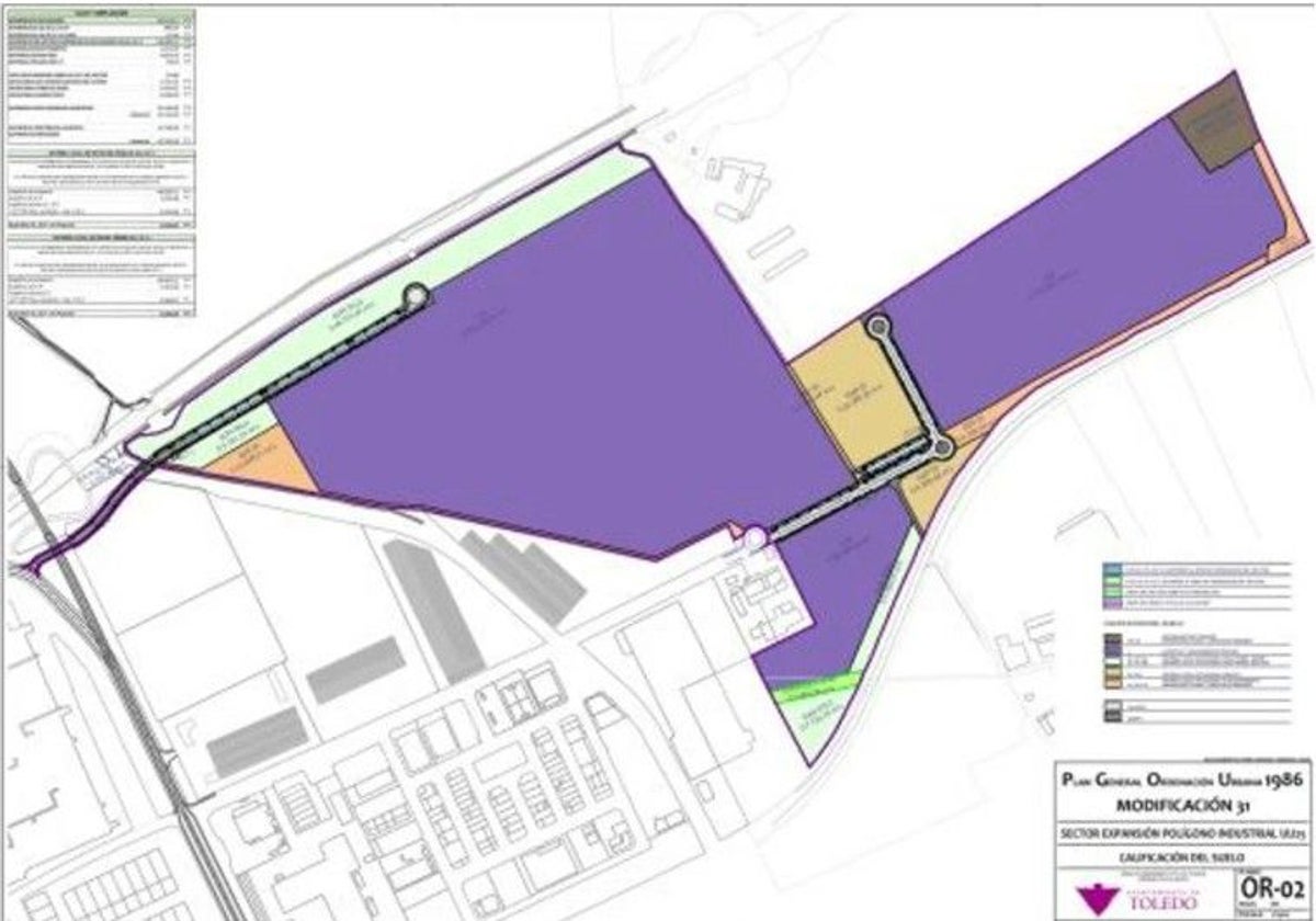 La modificación convierte para uso industrial suelo no urbanizable rústico de reserva y de especial protección
