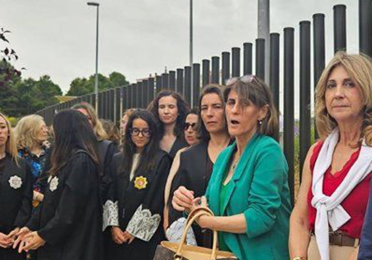 Algunos de los jueces se han sumado al paro convocado en las dependencias judiciales