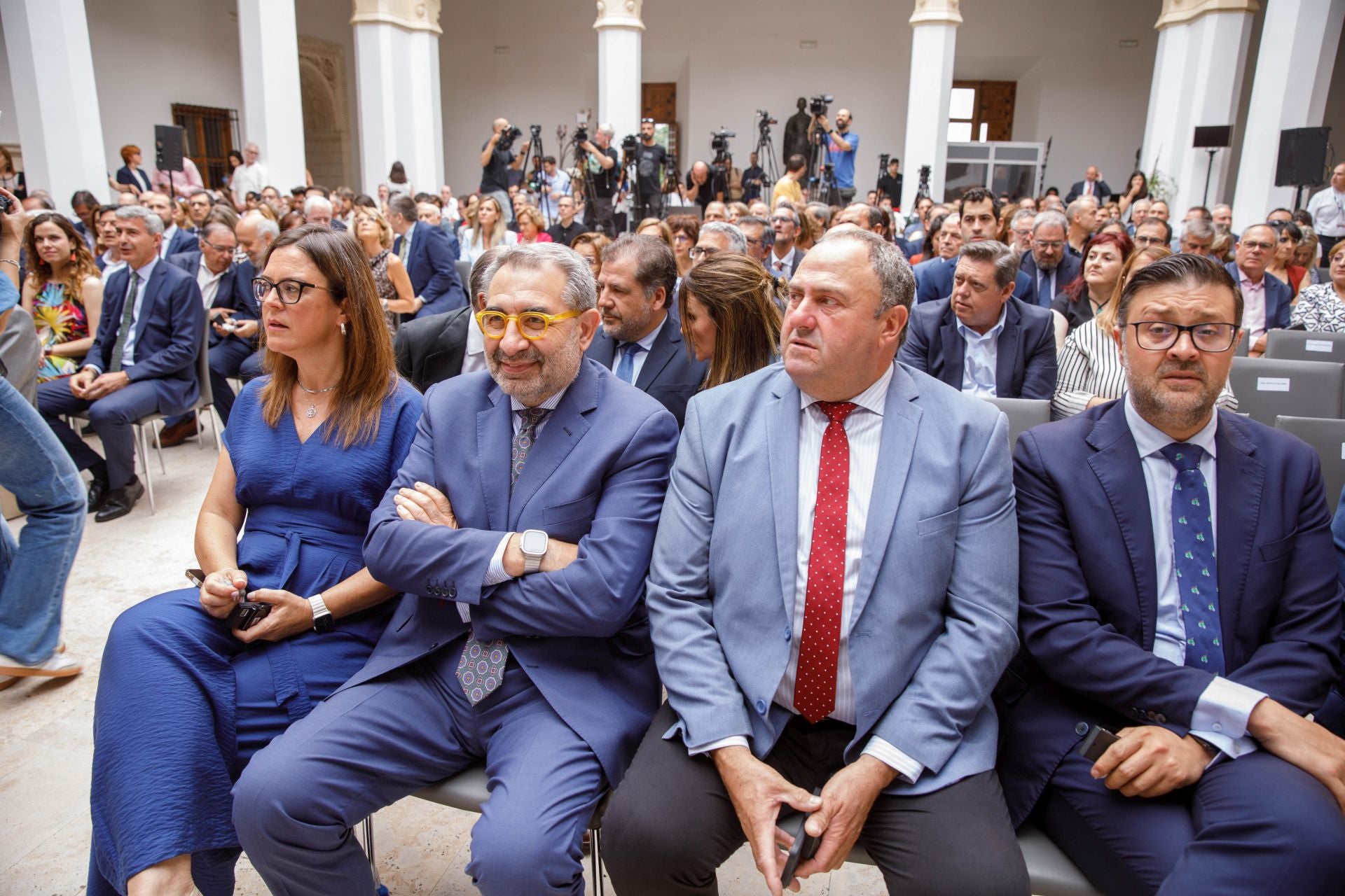 Las imágenes de la &#039;fiesta europea&#039; de España y Portugal en el Palacio de Fuensalida