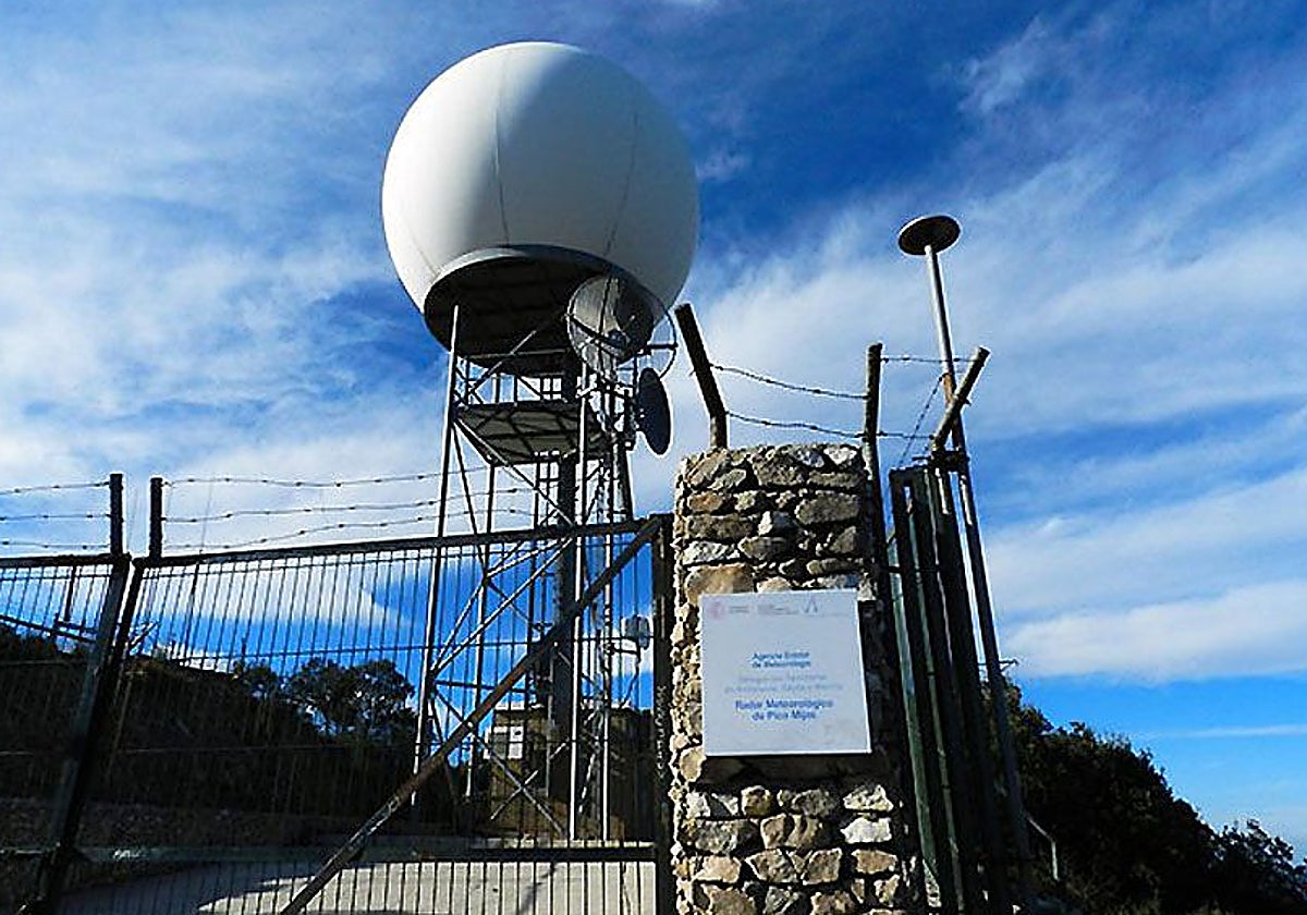 El nuevo radar, instalado en Almagro, permitirá hacer barridos en tiempo real