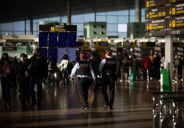 Los Mossos doblegan la «curva delictiva» en el aeropuerto de Barcelona