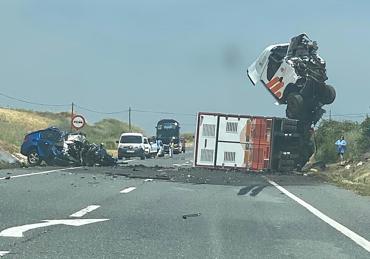 Accidente de tráfico mortal en la N-110 a su paso por Segovia