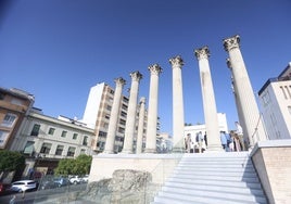 Vista del Templo Romano desde el este