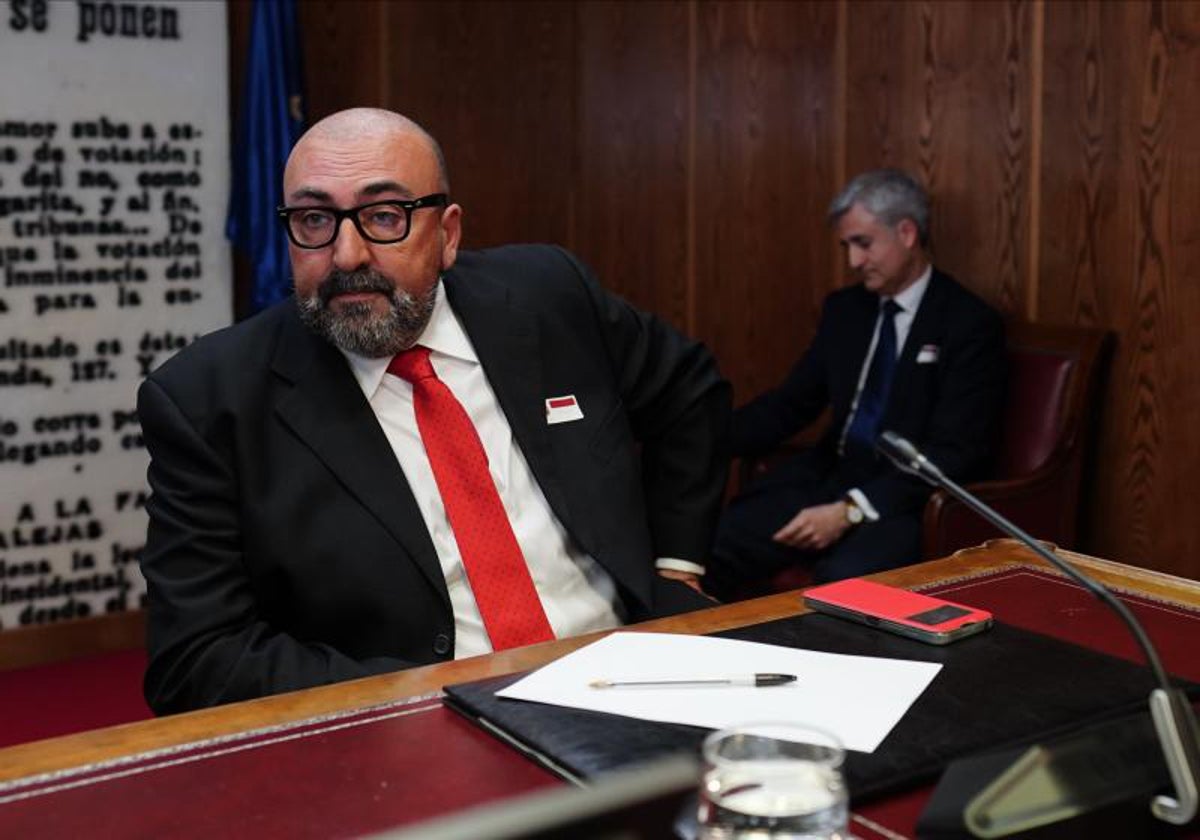 Koldo García en una comparecencia en el Congreso de los Diputados