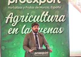 López Miras: «Nuestro desafío más importante como sociedad es parar el recorte del trasvase Tajo-Segura»