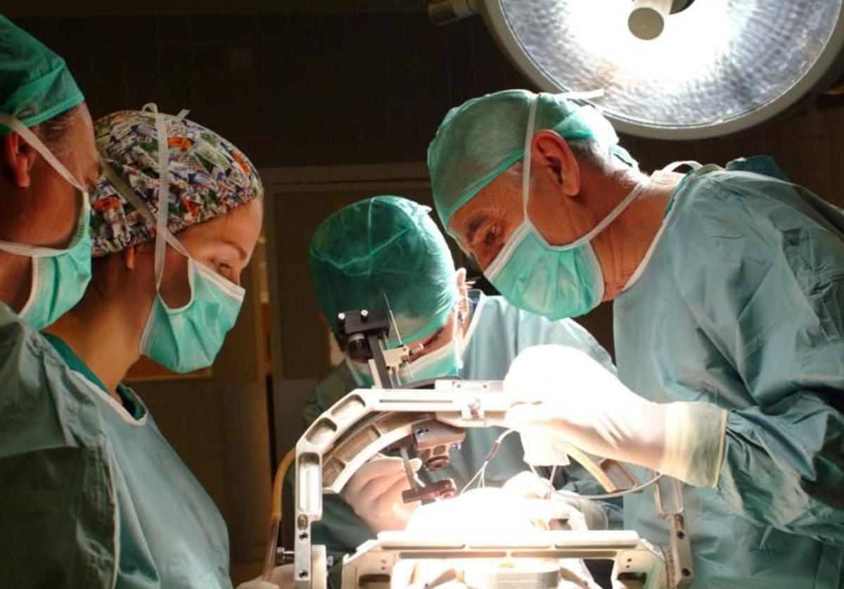 Médicos durante una operación en un hospital andaluz