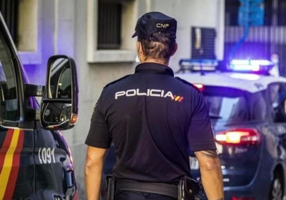 Un policía nacional en una imagen de archivo