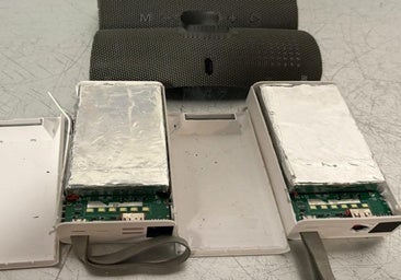 Detenido un hombre en el aeropuerto de Barajas por transportar más de 700 gramos de cocaína en un altavoz y baterías