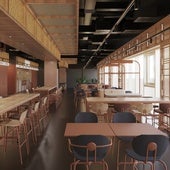 El Roig Arena contará con un restaurante de cocina valenciana, un ultramarinos y un 'gastromarket'