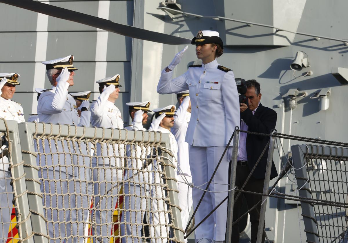 La Princesa Leonor se embarca este sábado en Las Palmas de Gran Canaria en la fragata Blas de Lezo.