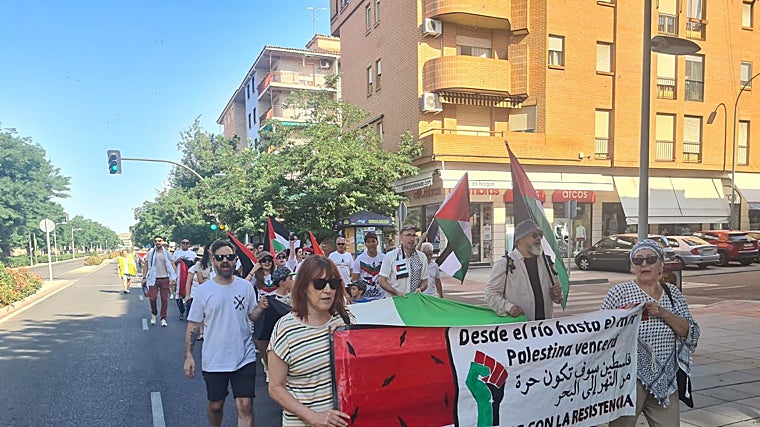 Una de las marchas ha partido desde la avenida de Barber
