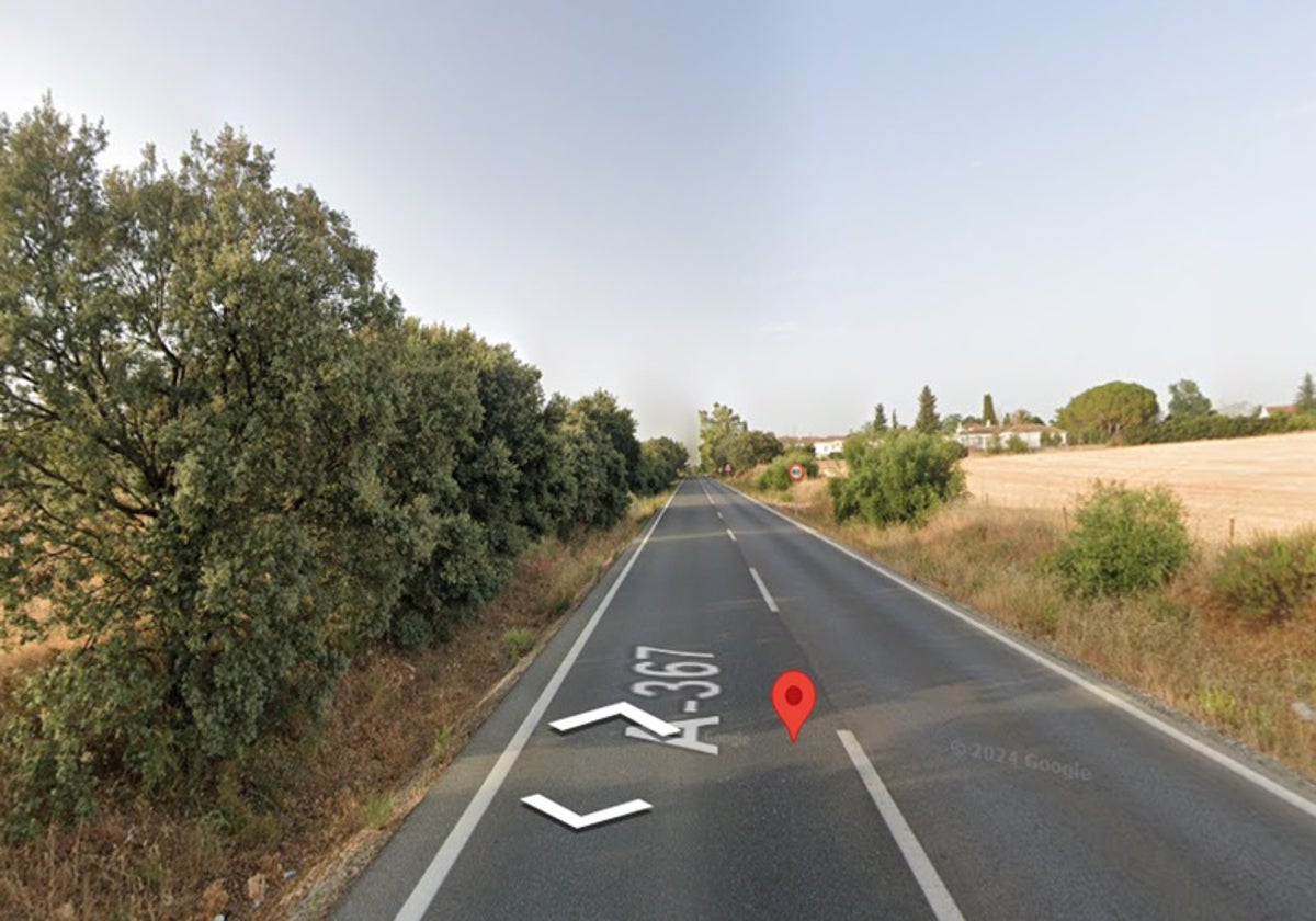 La carretera donde se produjo el accidente