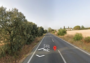 La carretera donde se produjo el accidente