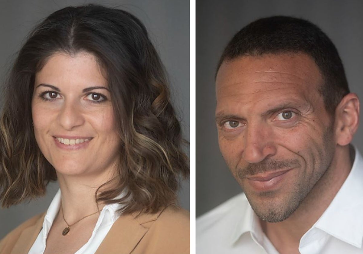 Estefanía Sanz y Zeyd Hijazi