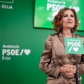 La vicepresidenta primera y ministra de Hacienda, María Jesús Montero,