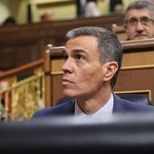 Pedro Sánchez, durante la sesión de control del pasado miércoles en el Congreso
