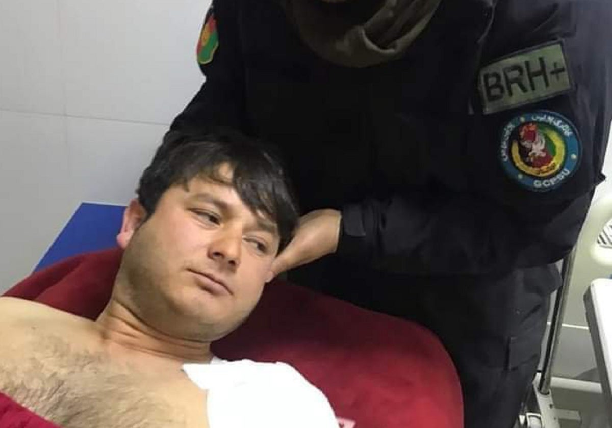El militar Mukhtar Hazrat Oghli fue herido en combate
