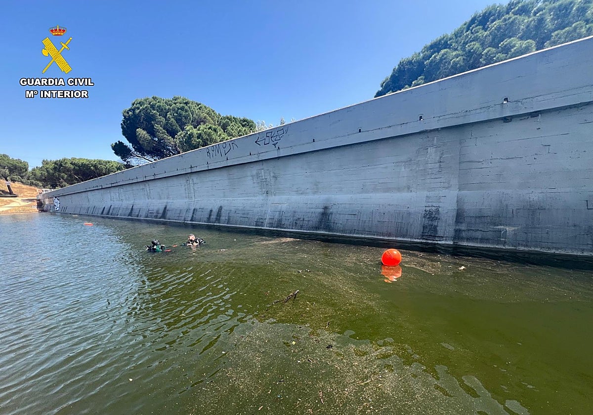 El lugar donde fue localizado el cuerpo sin vida